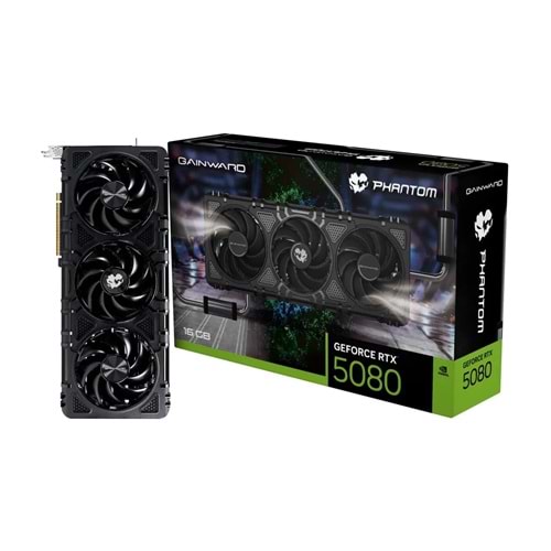 Gainward GeForce RTX5080 PHANTOM 16GB GDDR7 256bit Gaming (Oyuncu) Ekran Kartı