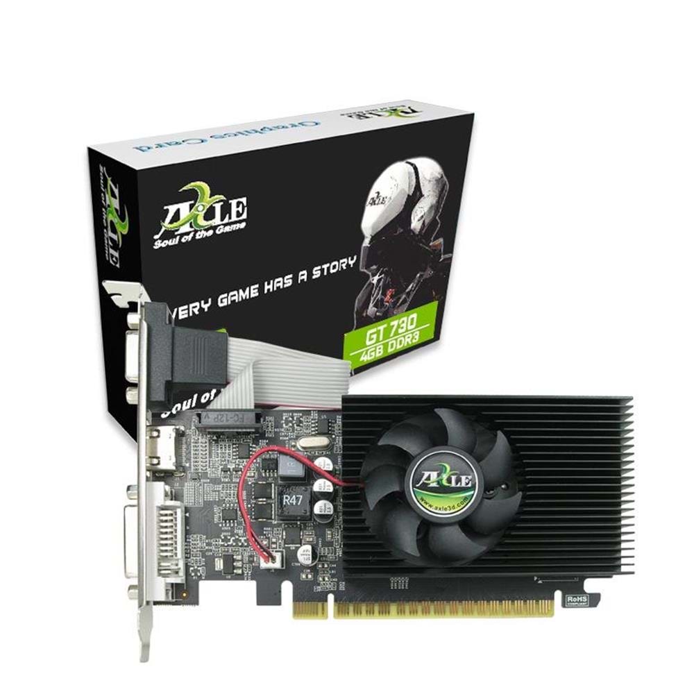Axle GeForce GT730 AX-GT730-4GD3P8CDIL 4GB GDDR3 128Bit DX12 Ekran Kartı