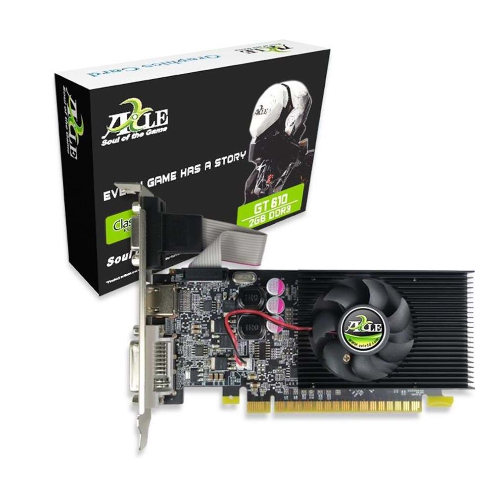 Axle GT610 2gb Ddr3 64BIT (AX-GT610-2GD3P4CDIL) Ekran Kartı