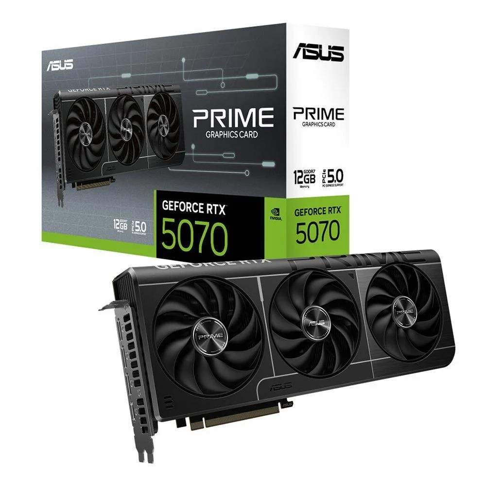 Asus Prime GeForce RTX5070 12GB GDDR7 192 Bit DLSS 4 PRIME-RTX5070-O12G Ekran Kartı