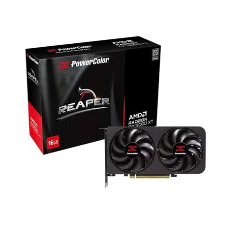 Powercolor Reaper Radeon RX9060XT 16G-A 16Gb Gddr6 128Bit Gaming (Oyuncu) Ekran Kartı