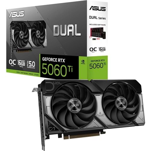 Asus PRIME GeForce RTX5060Ti 16GB GDDR7 28 Gbps 128-bit 3xDp PRIME-RTX5060TI-O16G Ekran Kartı