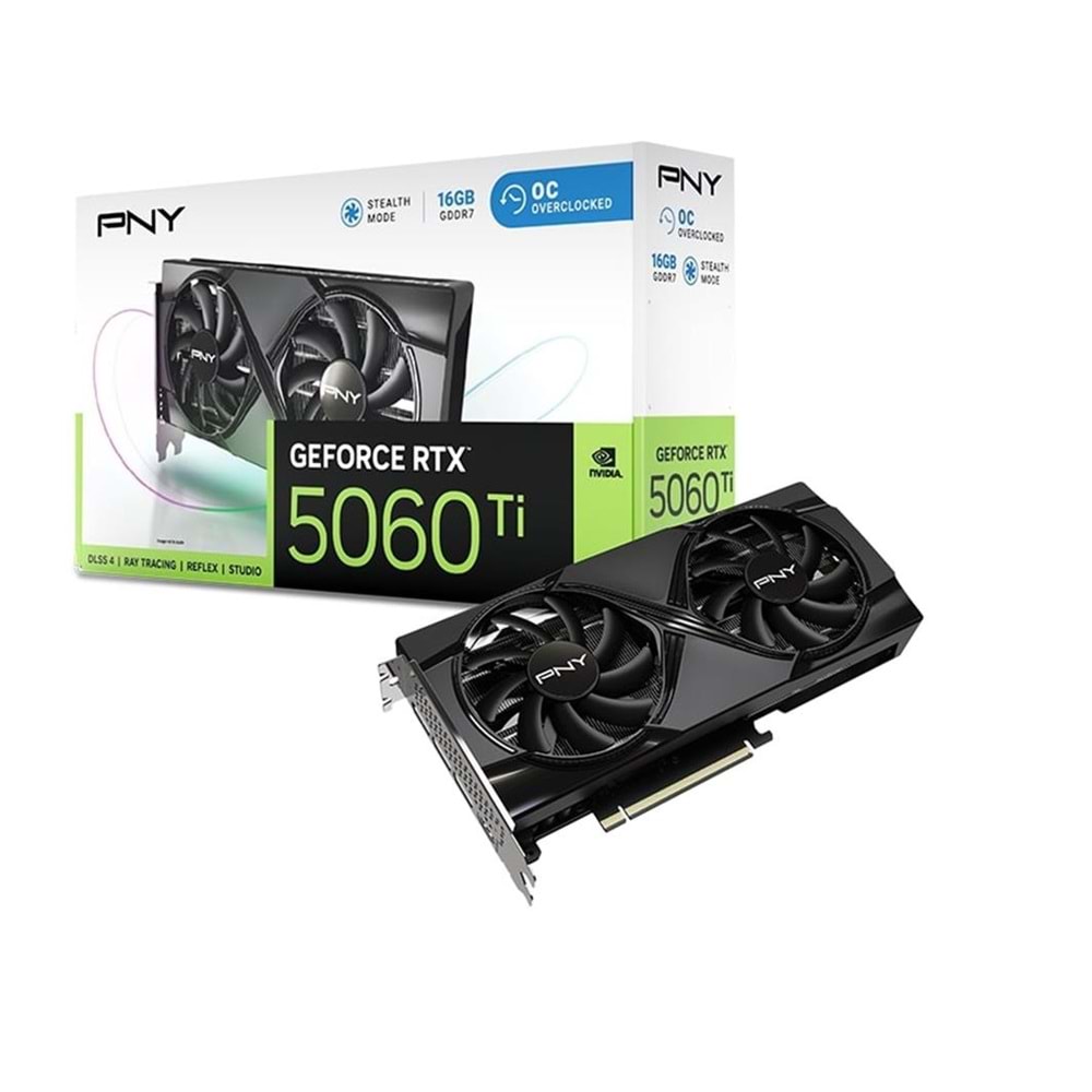 Pny RTX5060Ti OC 16 GB 128 Bit (VCG5060T16DFXPB1-O) Gaming (Oyuncu) Ekran Kartı