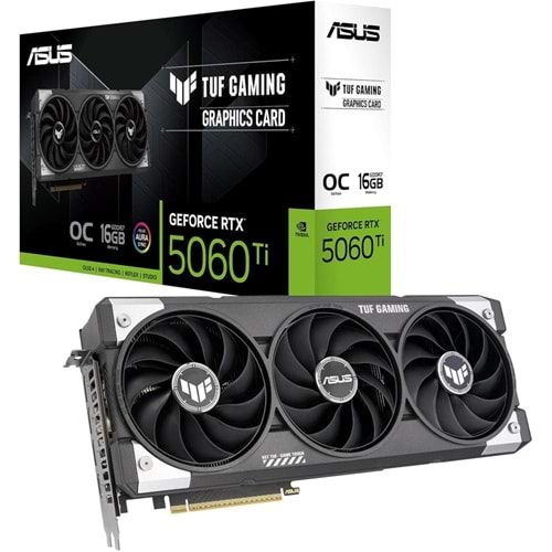 Asus TUF Gaming TUF-RTX5060TI-O16G-GAMING RTX5060TI 16GB GDDR7-128bit Ekran Kartı