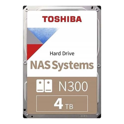 Toshiba 4TB N300 MN10ADA400ES 7200RPM 512MB SATA3 Nas Diski