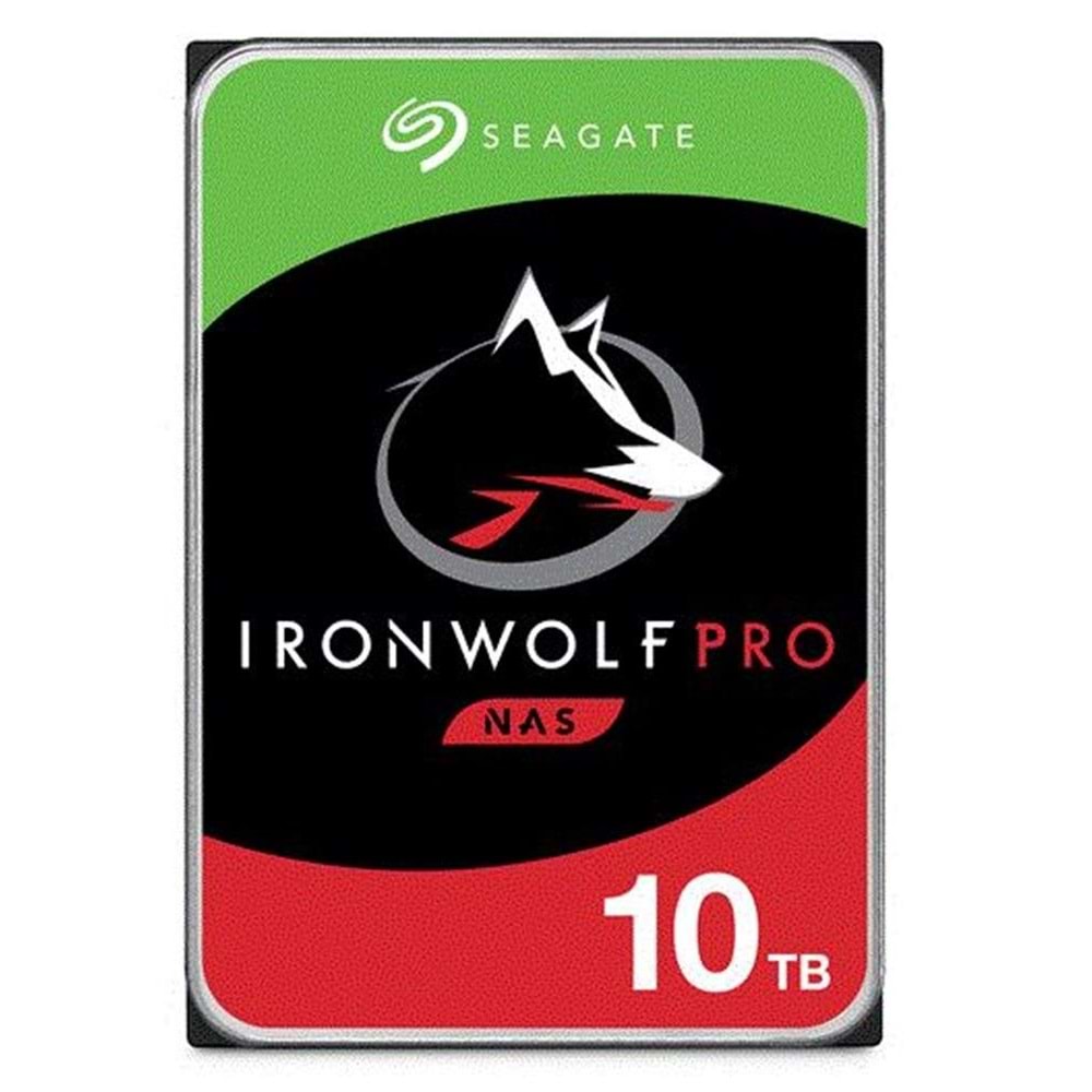 Seagate 10TB IronWolf Pro ST10000NT001 7200RPM SATA 256MB Dahili Nas Harddisk (Arena Garantili)