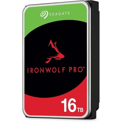 Seagate 16 Tb Ironwolf Pro New ST16000NT001 Sata 3.0 7200 Rpm Harddisk (Resmi Distribitör Ürünü)