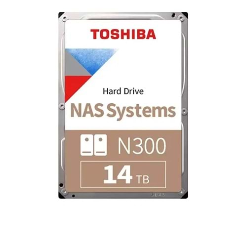 Toshiba 14TB N300 7200RPM 256MB 7-24 HDWG51EUZSVA Nas Harddisk