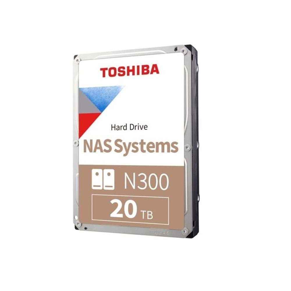 Toshiba 20TB N300 HDWG62AUZSVA 7200RPM 512MB Sata3 6gbit-sn Nas Harddisk