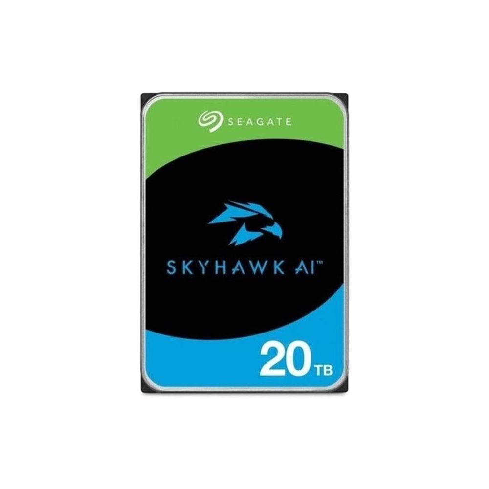 Seagate 20TB ST20000VE002 7200Rpm 256MB Harddisk 7-24 Güvenlik Diski (İthalat)