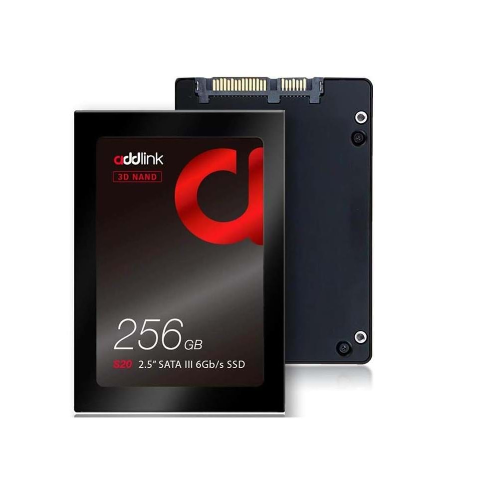 Addlink 256GB AD256GBS20S3S 510-400 MB-s 2.5” SATA III 6Gb-s SSD Disk 