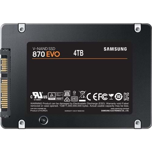 Samsung 4TB 870 Evo 560MB-530MB-s Sata 2.5