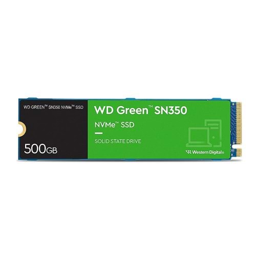 Wd 500Gb Green SN350 WDS500G2G0C PCIe Gen3 x4 Okuma 2400MB – Yazma 1500MB M.2 SSD 