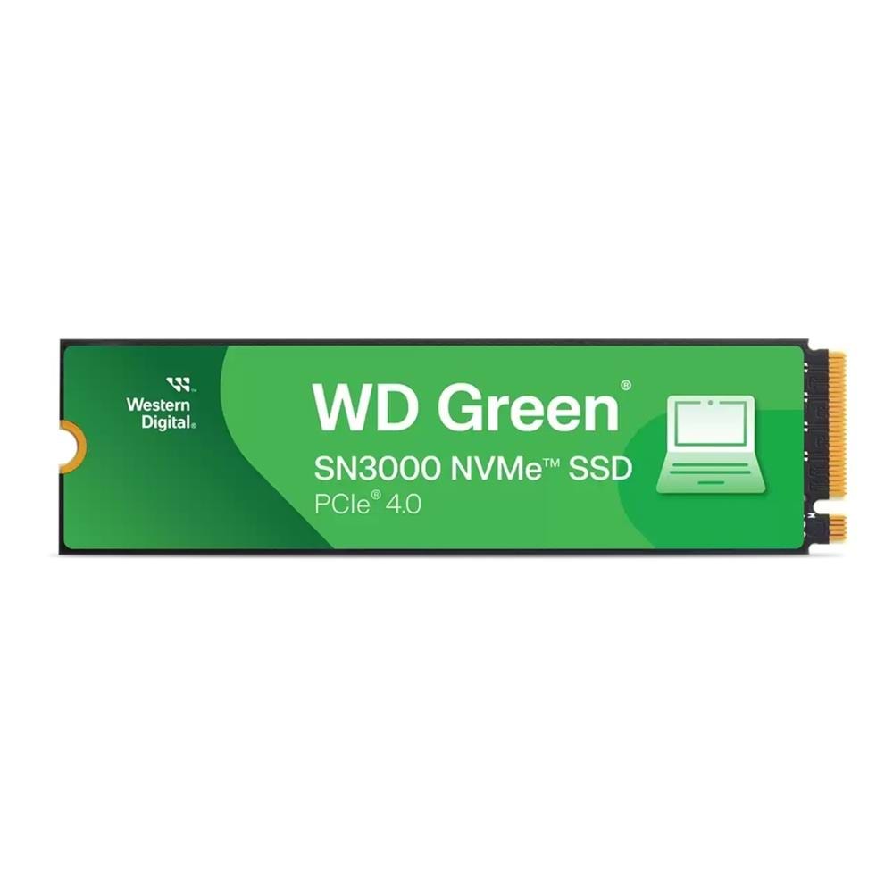 Wd 1TB Green SN3000 WDS100T4G0E 5000-4200MB-s PCIe NVMe M.2 SSD Disk
