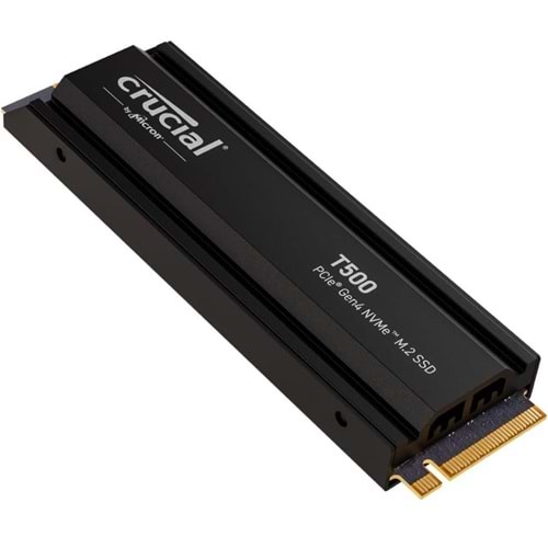 Crucial 2TB T500 PCIe Gen4 NVMe M.2 SSD (7400-7000 MBs) CT2000T500SSD5 Soğutuculu