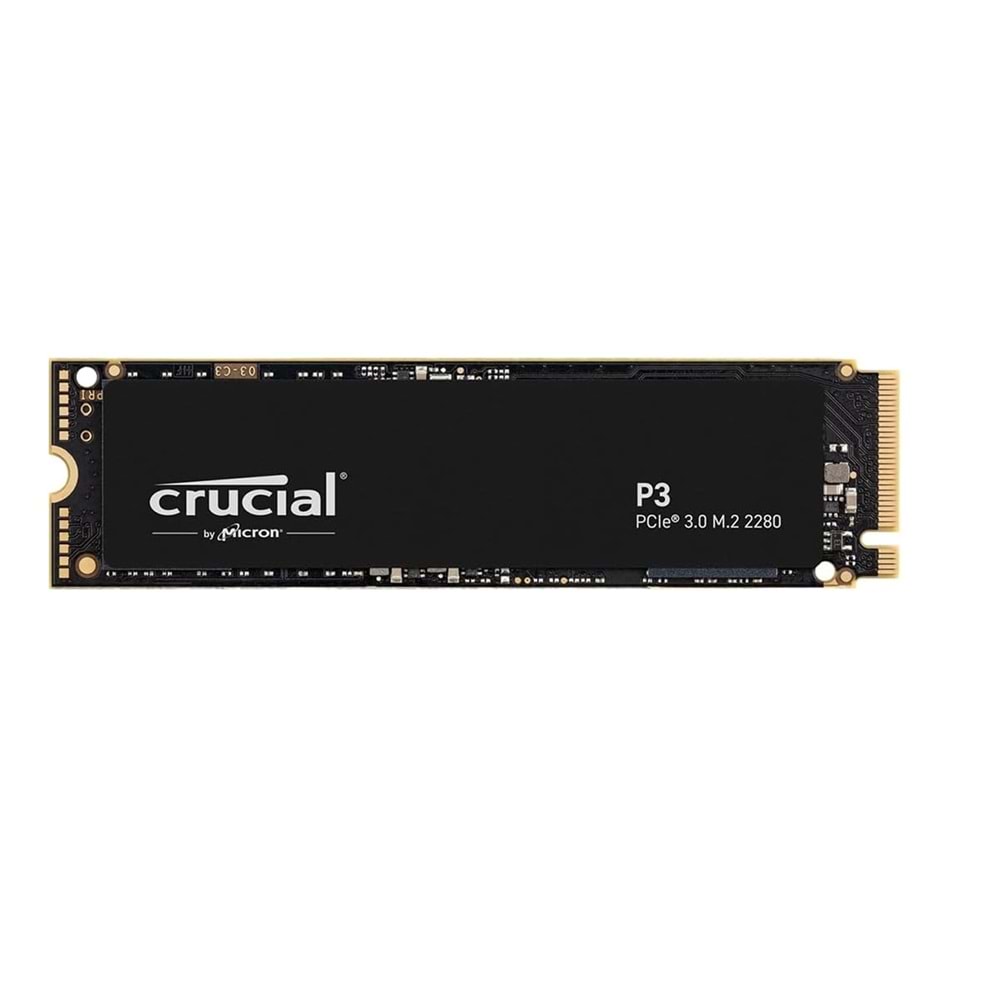 Crucial 1TB P3 M.2 NVMe PCIe CT1000P3SSD8 3500 - 3000MB-s 5 YIL Garanti Gen 3 Ssd