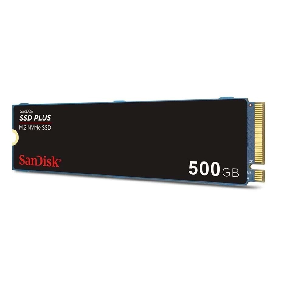 SanDisk 500GB SSD PLUS 2400MB-1500MB-s M.2 PCIe Gen 3.0 NVMe SSD SDSSDA3N-500G-G26