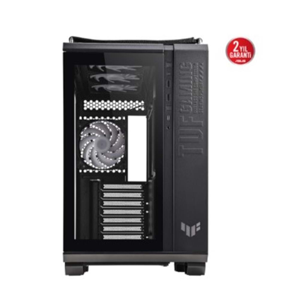 ASUS TUF Gaming GT502 Plus Panaromik Temperli Cam USB 3.2 ATX Siyah Gaming Kasa 