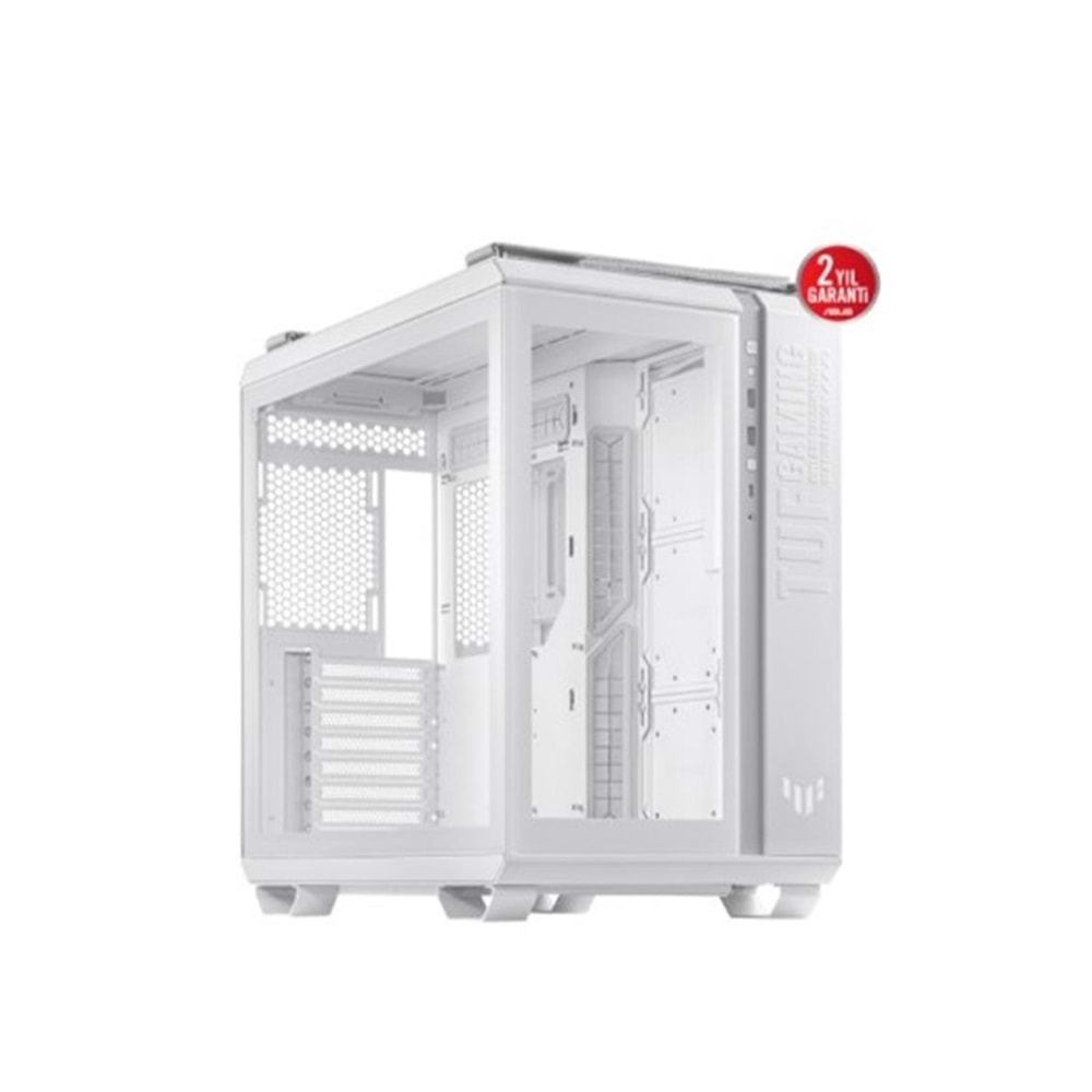 ASUS TUF Gaming GT502 Plus Panaromik Temperli Cam USB 3.2 ATX Beyaz Gaming Kasa 