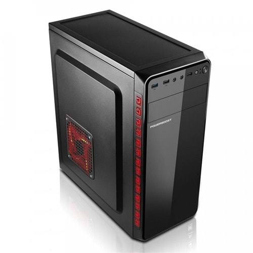 PowerBoost VK-1625 350w USB 3.0 ATX Shiny Piano Siyah Kasa 