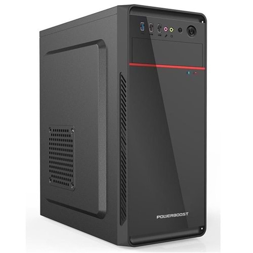 PowerBoost VK-1626 350w USB 3.0 ATX Shiny Piano Siyah Kasa 