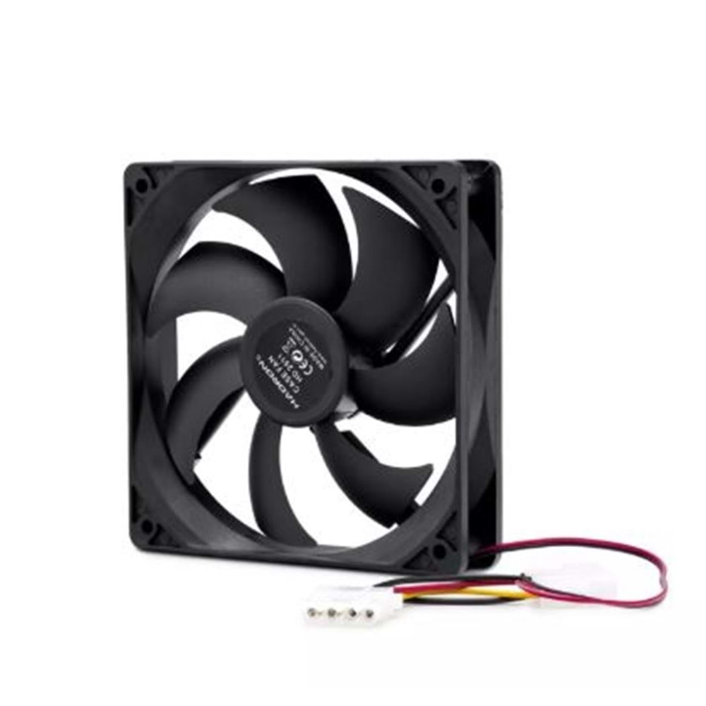 Hadron Hdx1510 Kasa Fanı 4Pin 8Cm Siyah
