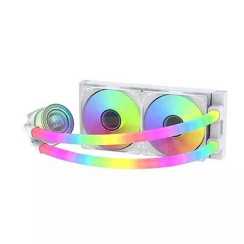 Hadron Gs240 Sıvı Soğutmalı Rgb Tüplü İşlmeci Fanı 240Mm| Intel Amd Uyumlu