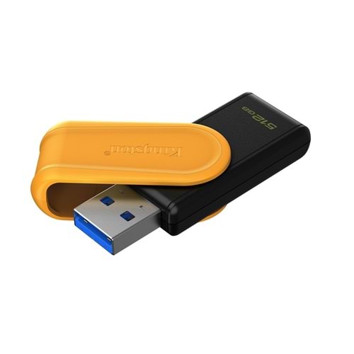 Kingston DTXS-512GB 512GB Portable USB 3.2 Gen1 DataTraveler ExodiaS (Black-Yellow) Flash Bellek 