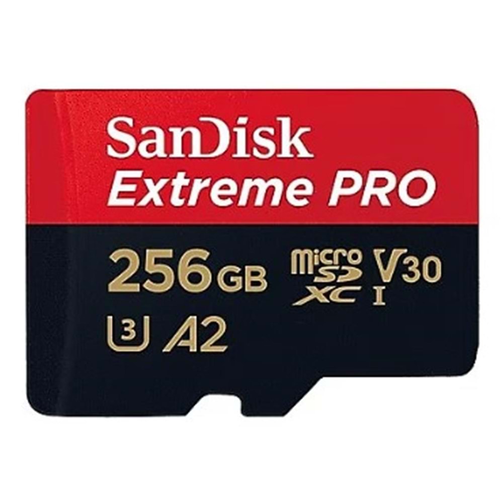 SanDisk Extreme Pro SDSQXCD-256G-GN6MA Class 10 UHS-I U3 A2 V30 256 GB Micro SD Kart
