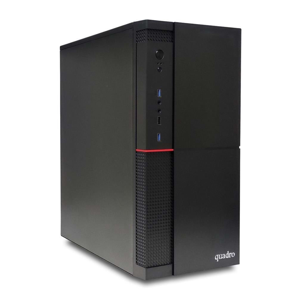 Quadro Solid DHA- 41825 Ci3 4130 3.4Ghz 8gb 256gb SSD ONB VGA Freedos Masaüstü Bilgisayar -DVD YOK-