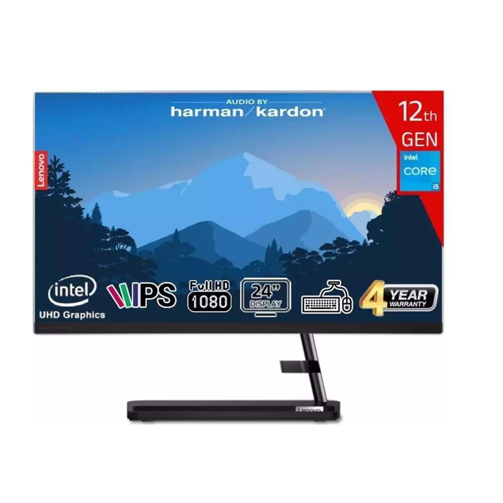 Lenovo Ideacentre F0GH01GCTR I5-12450H 16GB 512GB SSD 23.8