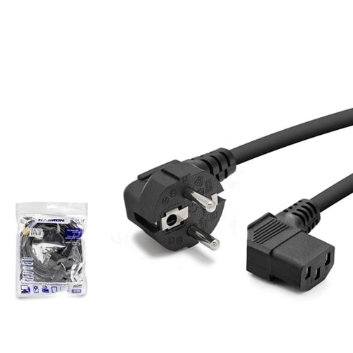 Hadron Hdx5555 1.8MT Power Kablo 42Pin 1Mm 500W L Tip Siyah