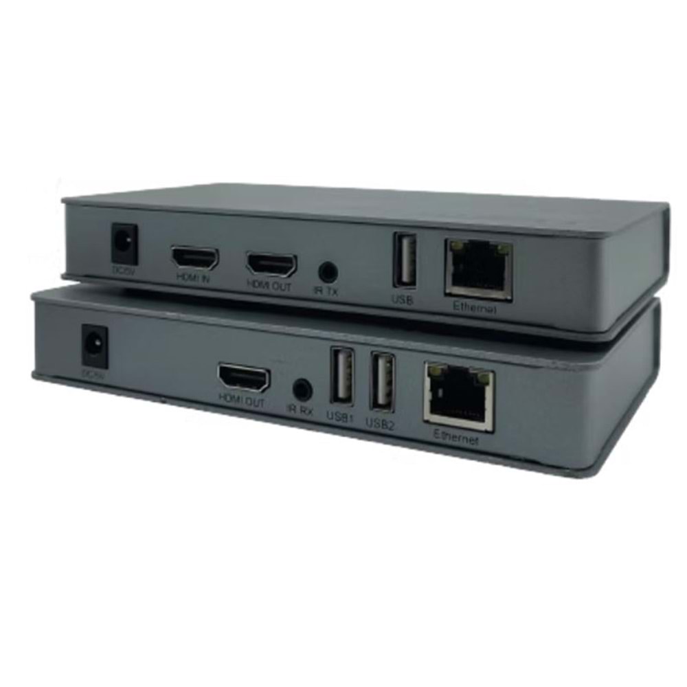 Seenergy SE-120MKE Ethernet Extende HDMI + USB 120 Metre Uzatma