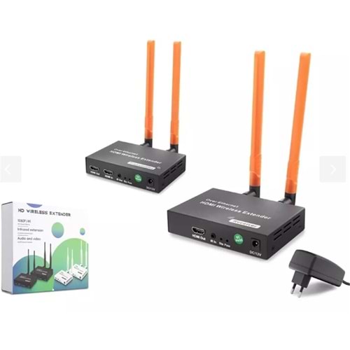 Hadron HDX1384 300mt Hdmi Wireless Kvm Extender Loop-Out Kablosuz 1080P (Audio and Video)