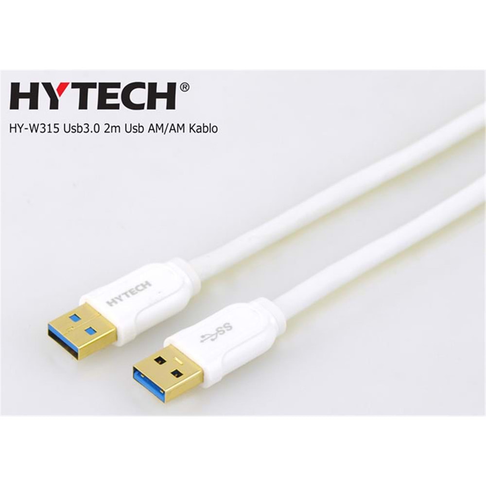 Hytech HY-W315 2 m İki Ucu Erkek USB Kablo