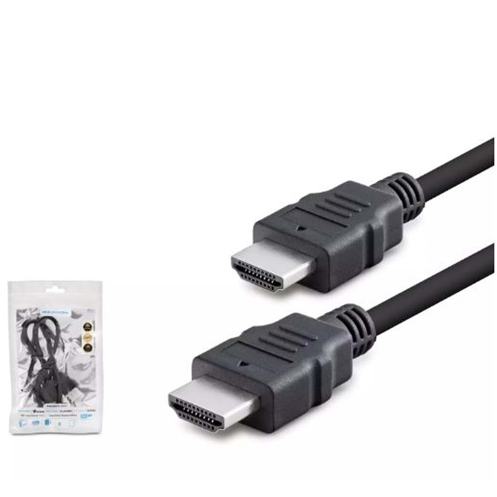 HADRON HDX2027 HDMI (M) TO HDMI (M) KABLO PVC 50CM SİYAH