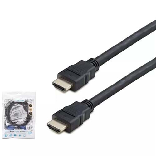 HADRON HDX2018 HDMI (M) TO HDMI (M) KABLO PVC 10M SİYAH