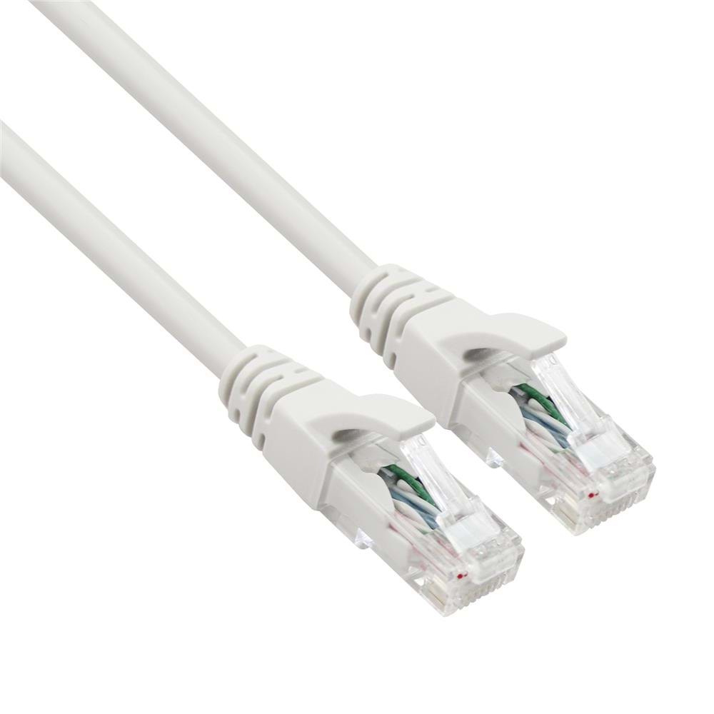 Vcom NP612B-10.0 Cat6 10.0MT Gri Utp Patch Kablo