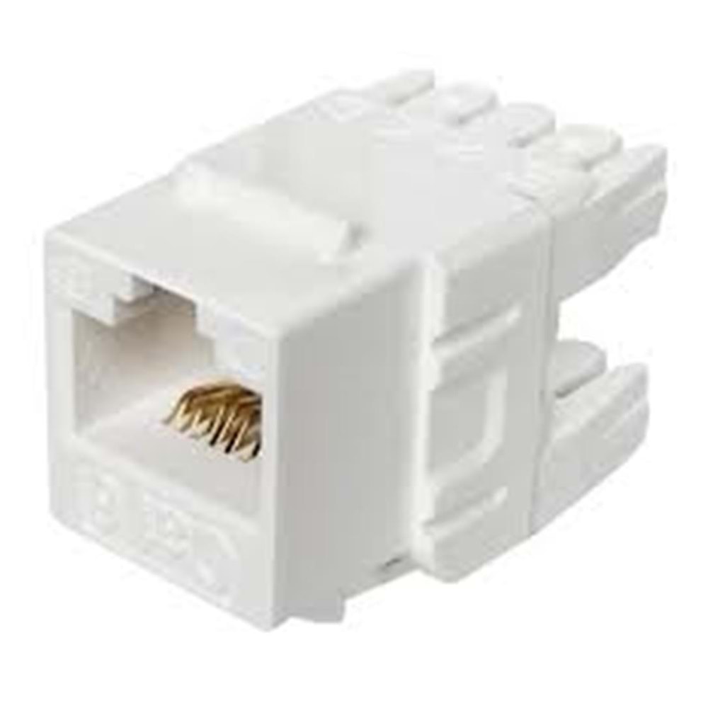 Novacom CAT6 180° UTP Degree Keystone Jack 10 lu paket