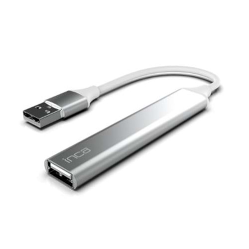 Inca IUSB-4TUX 3X2.0 3.0 USB Çıkış USB Çıkış 5 Gbps Usb Çoklayıcı Alüminyum Kasa