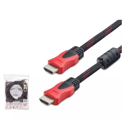 Hadron Hdx2002 5M Hdmi Kablo Örgülü Siyah