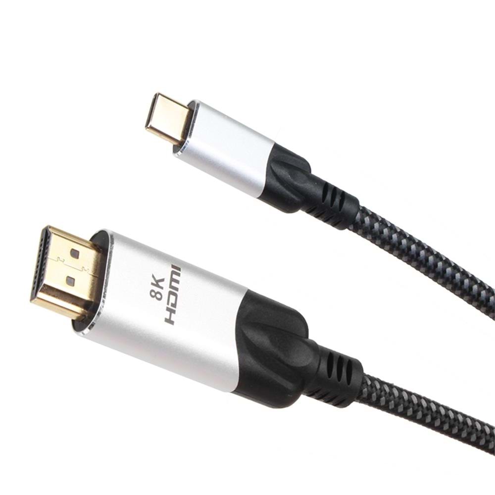 Vcom CU423MCV-1.8 Siyah 1.8MT Type-C To Hdmi 2.0V Kablo