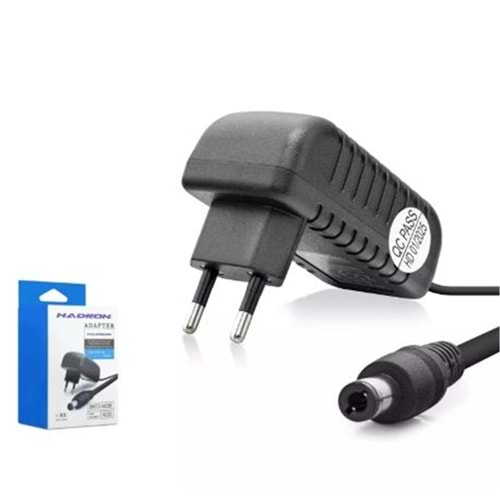 Hadron Hd767 Modem Adaptörü 12V 1A 5.5-2.5 Siyah