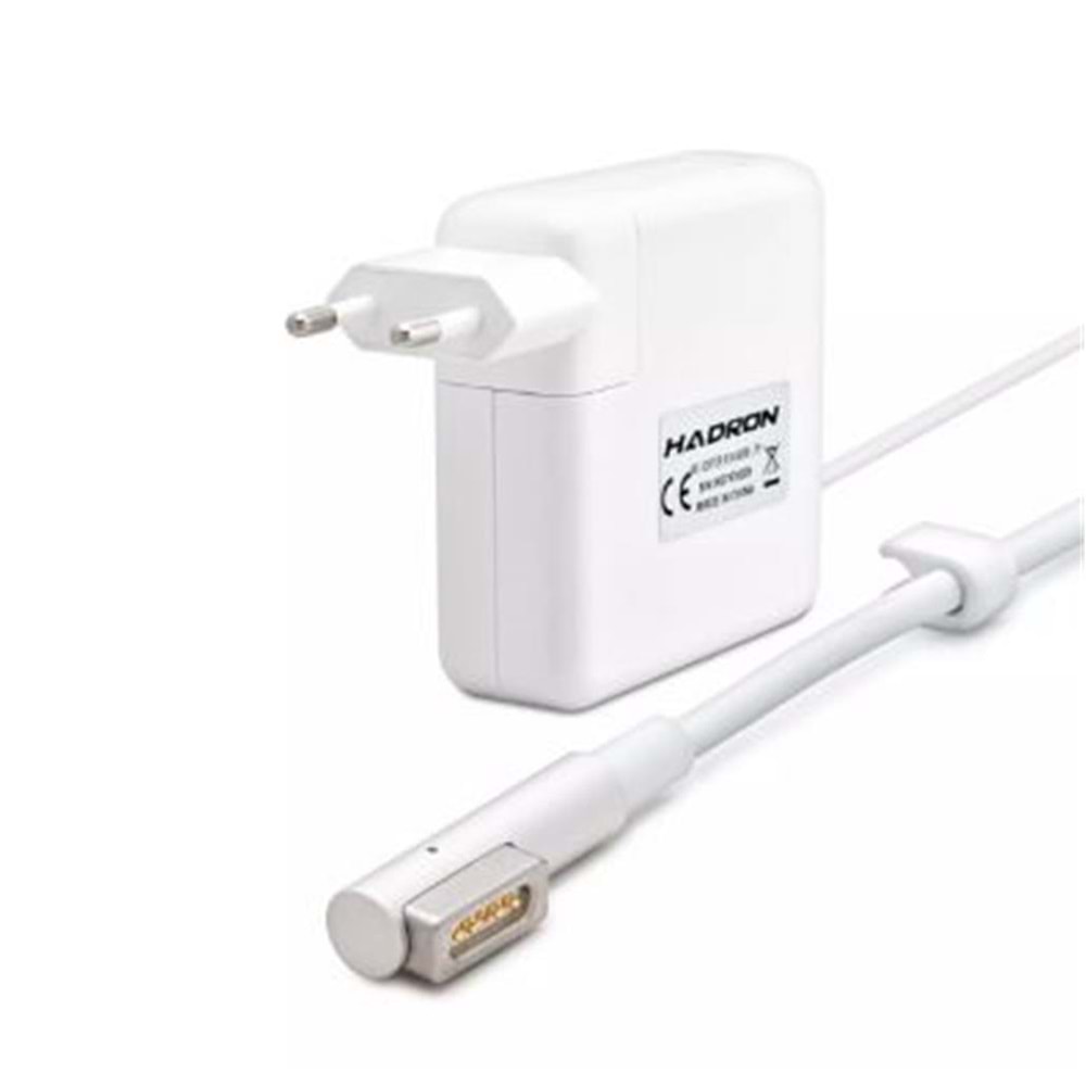 Hadron HD797 APPLE Uyumlu 18.5V 4.6A 85W Laptop Adaptörü (L Tip) Beyaz