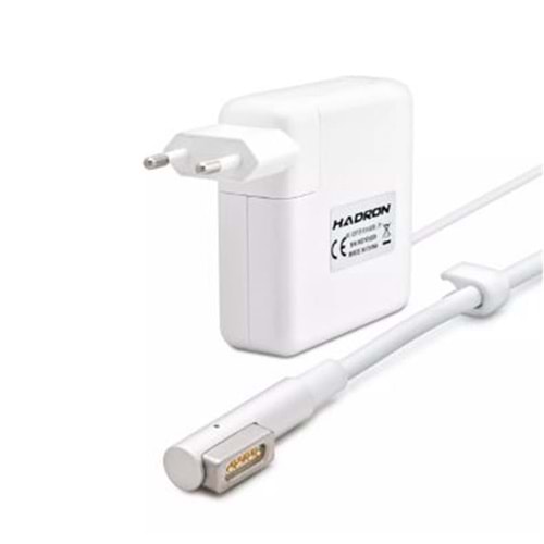 Hadron HD797 APPLE Uyumlu 18.5V 4.6A 85W Laptop Adaptörü (L Tip) Beyaz