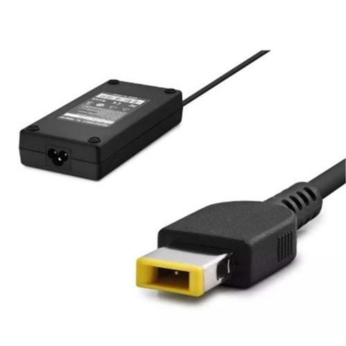 Hadron GXHH2 LENOVO- IBM Uyumlu 20V 8.5A 170W Laptop Adaptörü (Usb Tip Sarı Kare Uç) Siyah