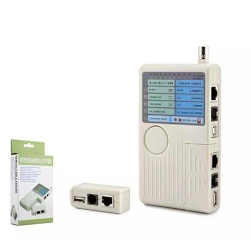 Hadron Hdx6505 Kablo Test Cihazı Rj11 + Rj45 + Bnc + Usb