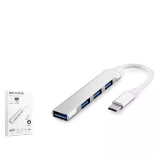 HADRON HDX7032 TYPE-C HUB 4-USB BEYAZ