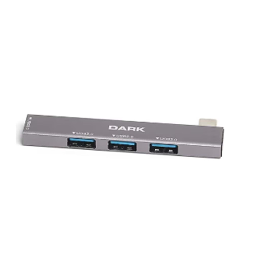 Dark DK AC USB34C 4 Port USB HUB USB-C 1XUSB -A3.0 3XUSB-A2.0