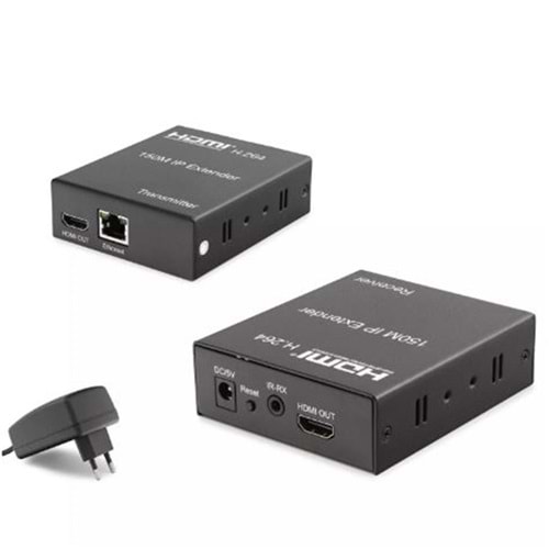 Hadron Hdx1301 150M HDMI 1.3 Extender 1080P 8.1 Mbps Siyah
